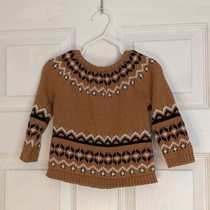 Old Navy Fair Isle Nordic Sweater Size 12-18 months